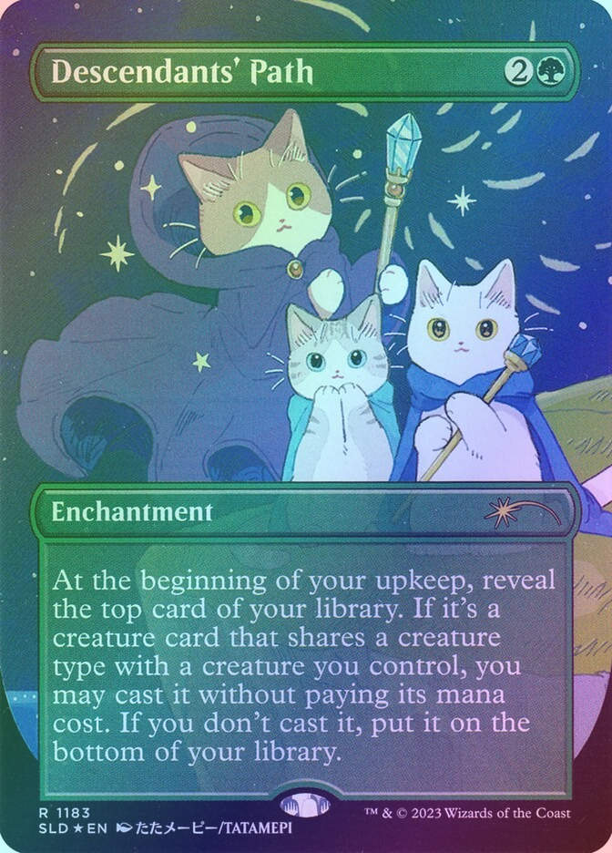 Descendants' Path (SLD) (1183) / Borderless / Foil