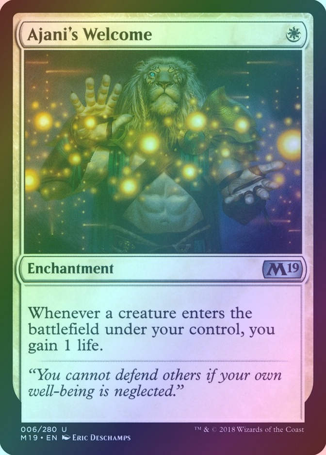 Ajani's Welcome (M19) (6) / Foil