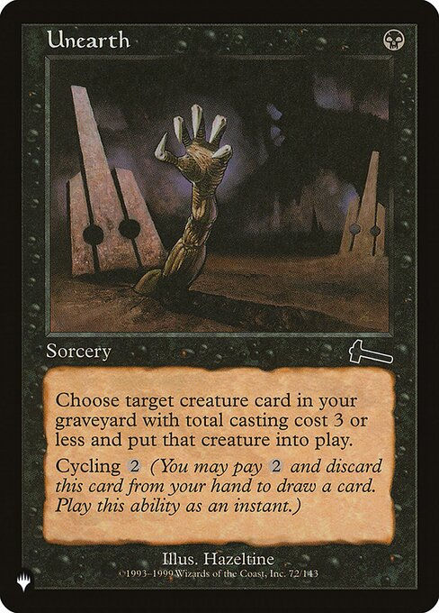 Unearth (PLST) (ULG-72)