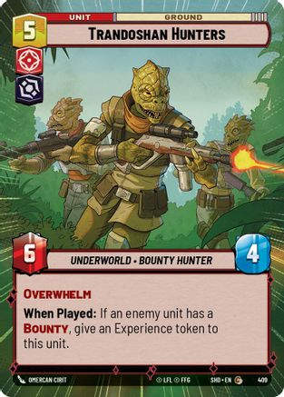 Trandoshan Hunters (Hyperspace) (SHD_#409) / Foil