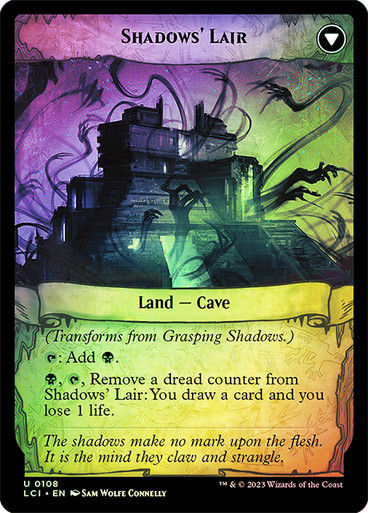Grasping Shadows // Shadows' Lair (lci) / Foil — cara 2 de 2