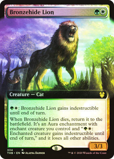 Bronzehide Lion (THB) (334) / Extended Art / Foil