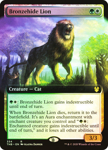 Bronzehide Lion (THB) (334) / Extended Art / Foil