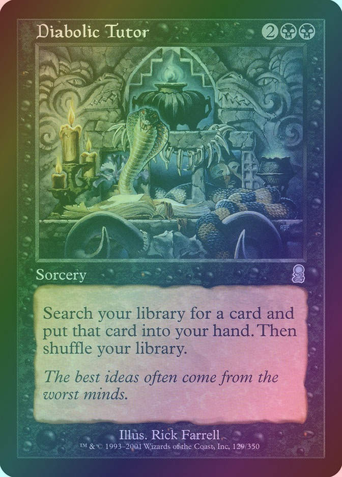 Diabolic Tutor (ODY) (129) / Foil
