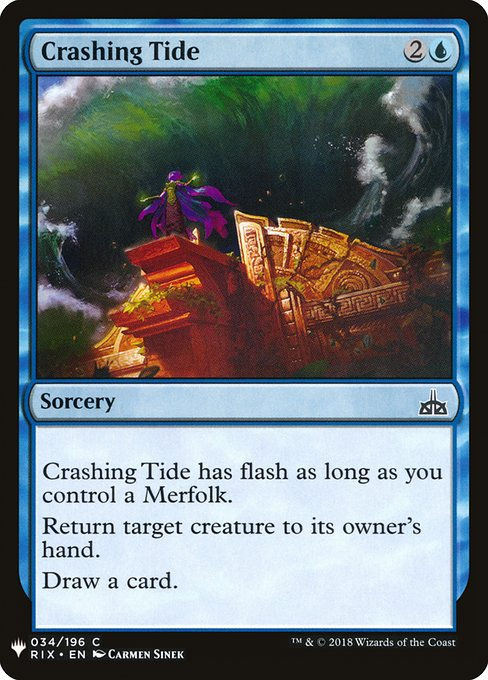 Crashing Tide (PLST) (RIX-34)