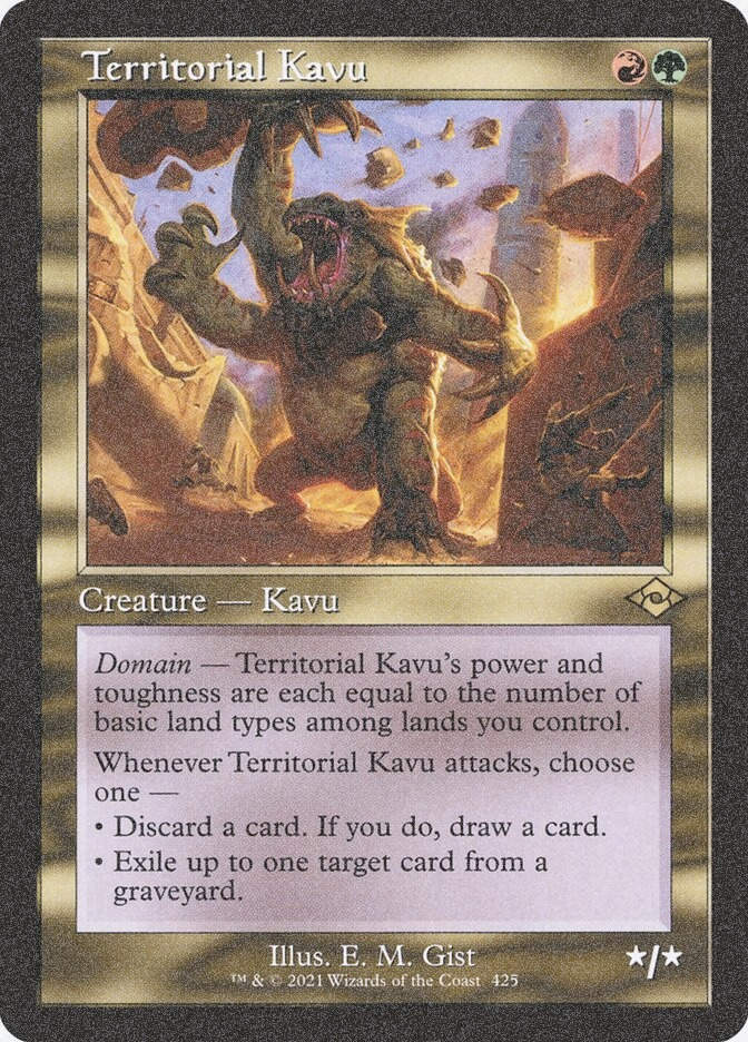Territorial Kavu (MH2) (425) / Foil Etched