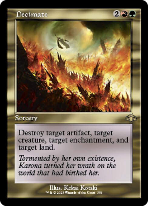 Decimate (DMR) / Showcase
