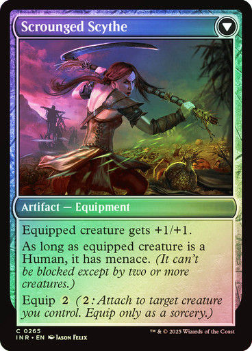 Harvest Hand // Scrounged Scythe (INR) (265) / Foil — cara 2 de 2