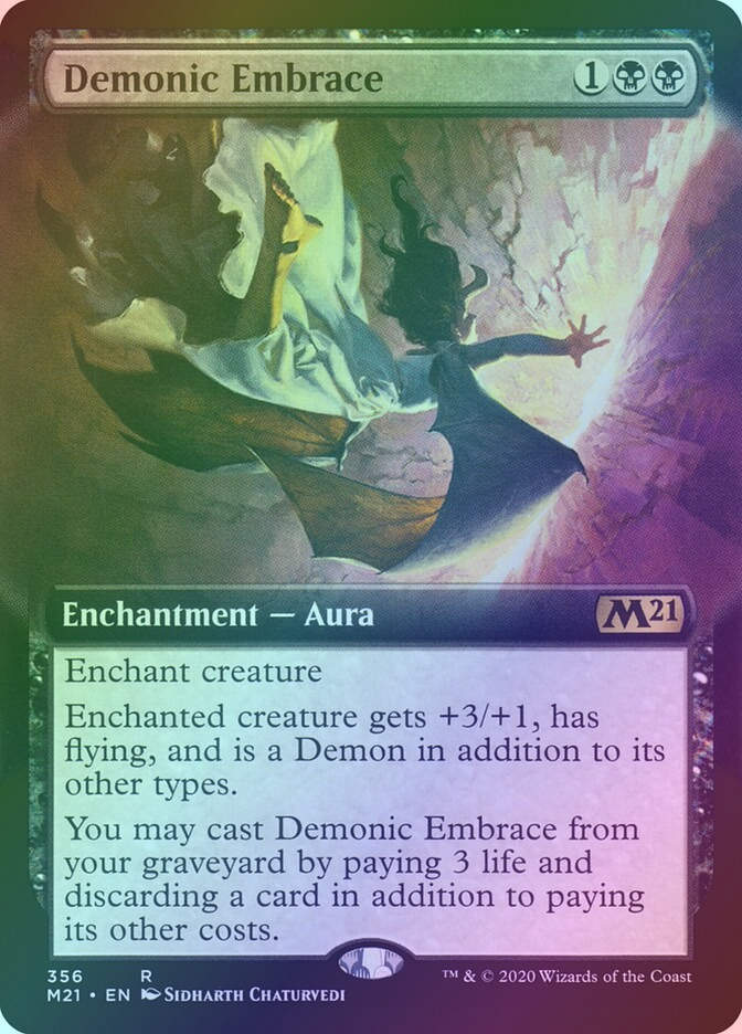Demonic Embrace (M21) (356) / Extended Art / Foil