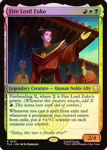 Fire Lord Zuko (TLA) (221) / Foil