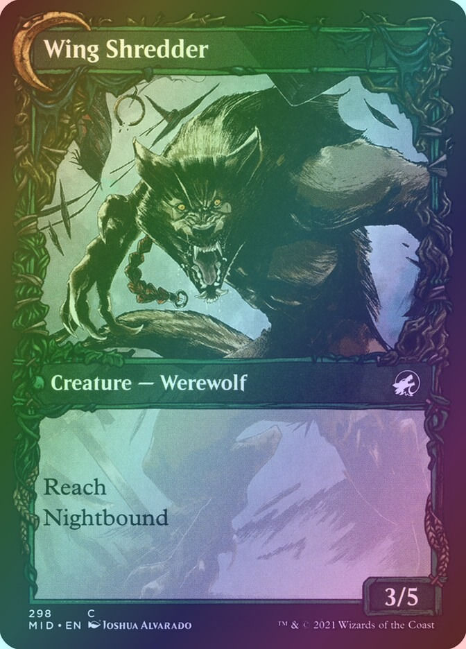 Bird Admirer // Wing Shredder (MID) (298) / Showcase / Foil — cara 2 de 2