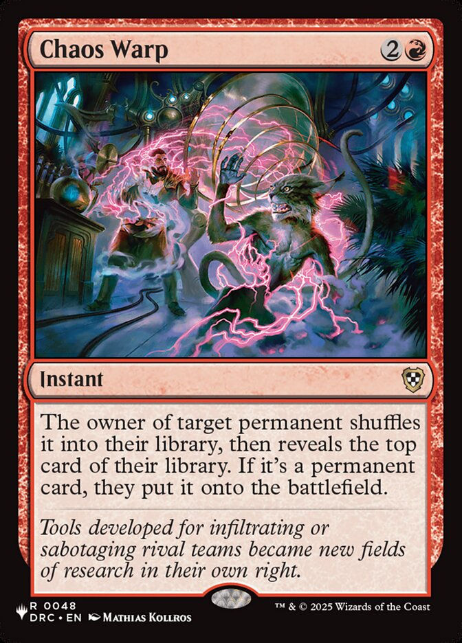Chaos Warp (PLST) (DRC-48)