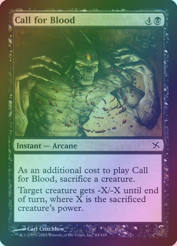 Call for Blood (BOK) (63) / Foil