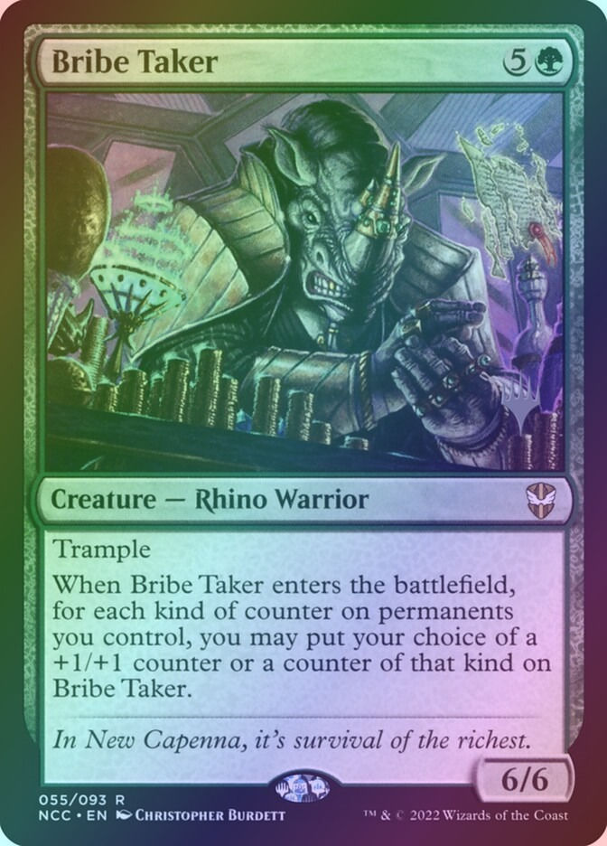 Bribe Taker (PNCC) (55p) / Foil