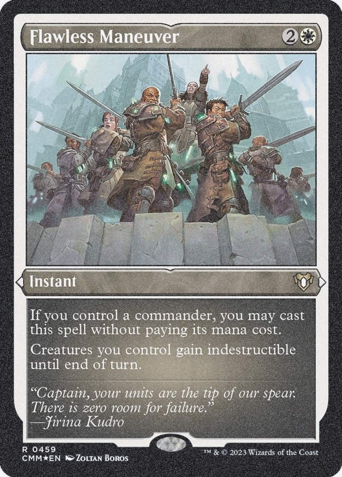 Flawless Maneuver (CMM) (459) / Foil Etched