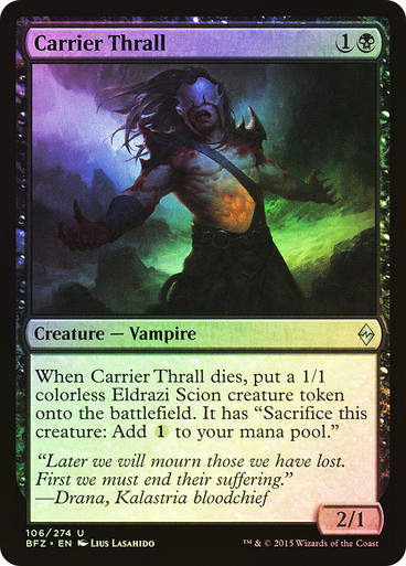Carrier Thrall (BFZ) (106) / Foil