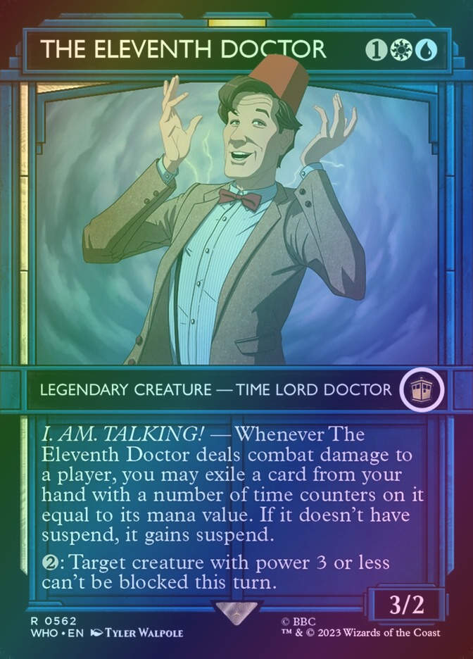 The Eleventh Doctor (WHO) (562) / Borderless / Showcase / Foil