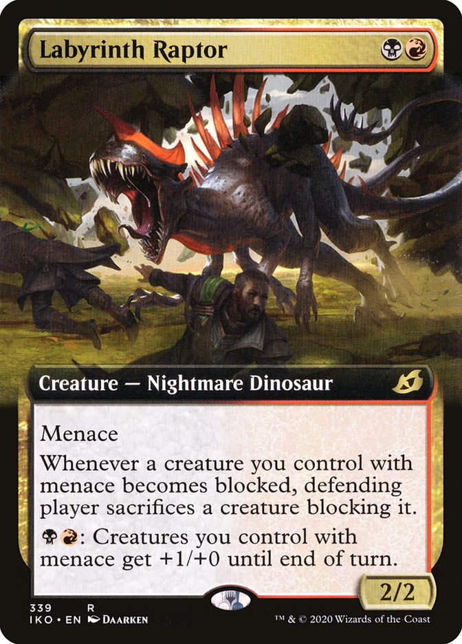 Labyrinth Raptor (IKO) (339) / Extended Art