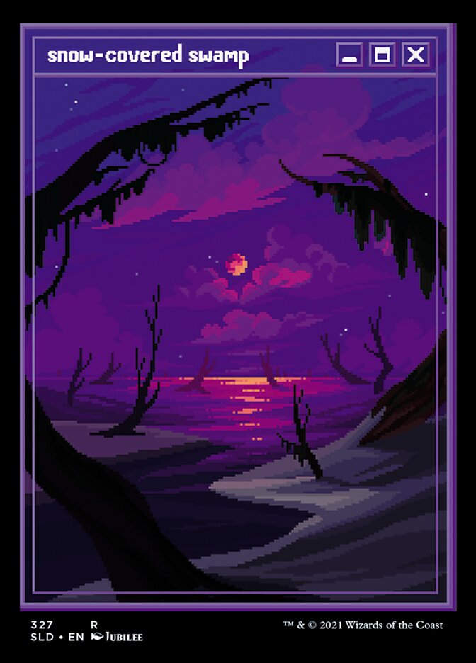 Snow-Covered Swamp (SLD) (327)