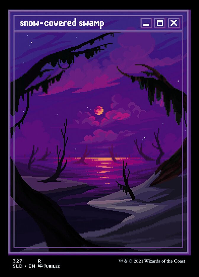 Snow-Covered Swamp (SLD) (327)