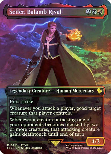 Seifer, Balamb Rival (FIC) (451) / Borderless / Foil