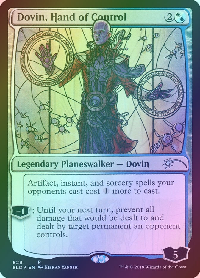 Dovin, Hand of Control (SLD) (529) / Foil