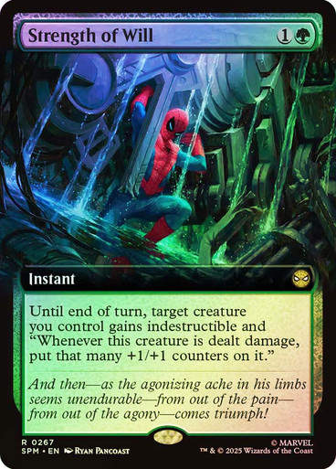 Strength of Will (SPM) (267) / Extended Art / Foil