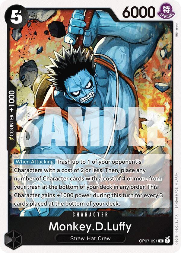 Monkey.D.Luffy (091) (OP07-091) / Foil