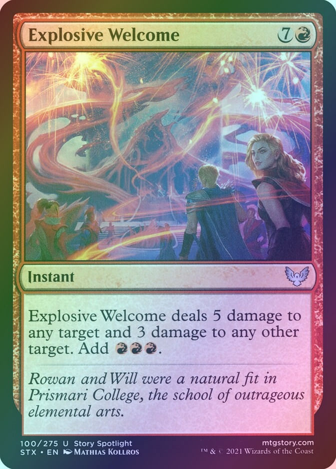 Explosive Welcome (STX) (100) / Foil