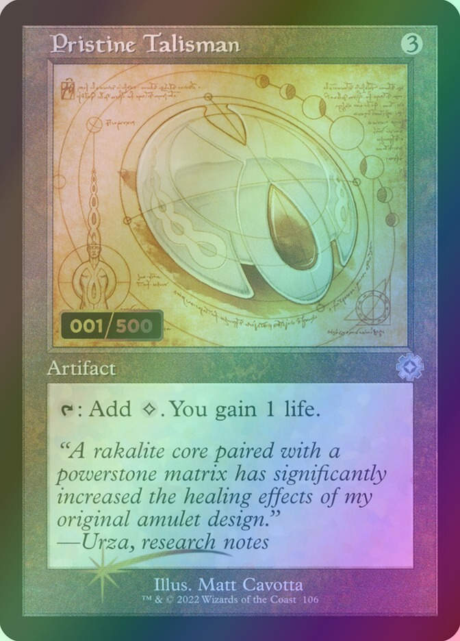 Pristine Talisman (BRR) (106z) / Serialized