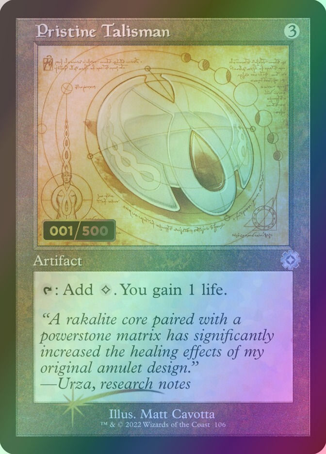 Pristine Talisman (BRR) (106z) / Serialized