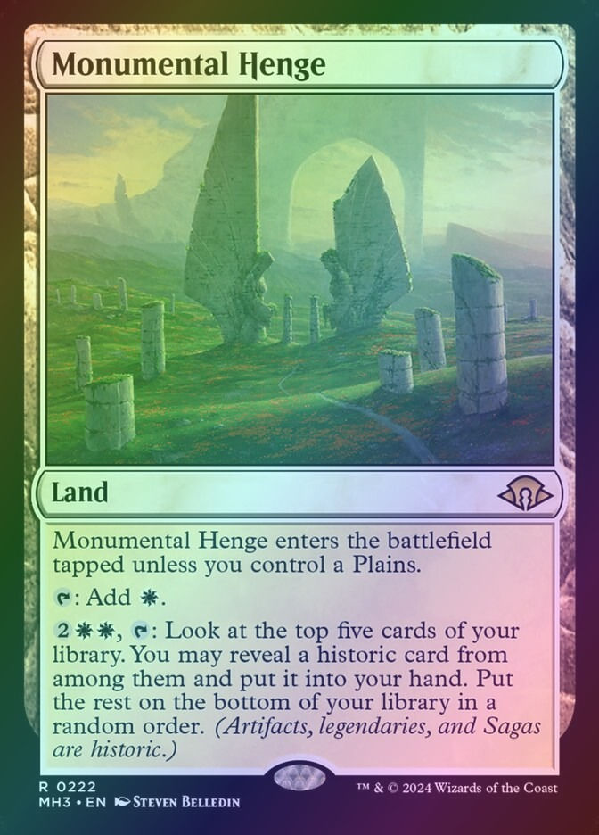 Monumental Henge (MH3) (222) / Foil