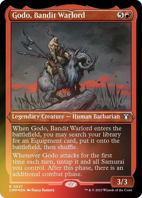 Godo, Bandit Warlord (cmm) / Foil Etched