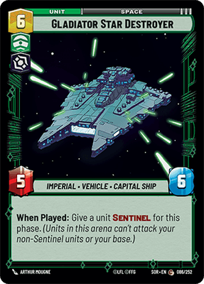 Gladiator Star Destroyer (SOR_#086/252)