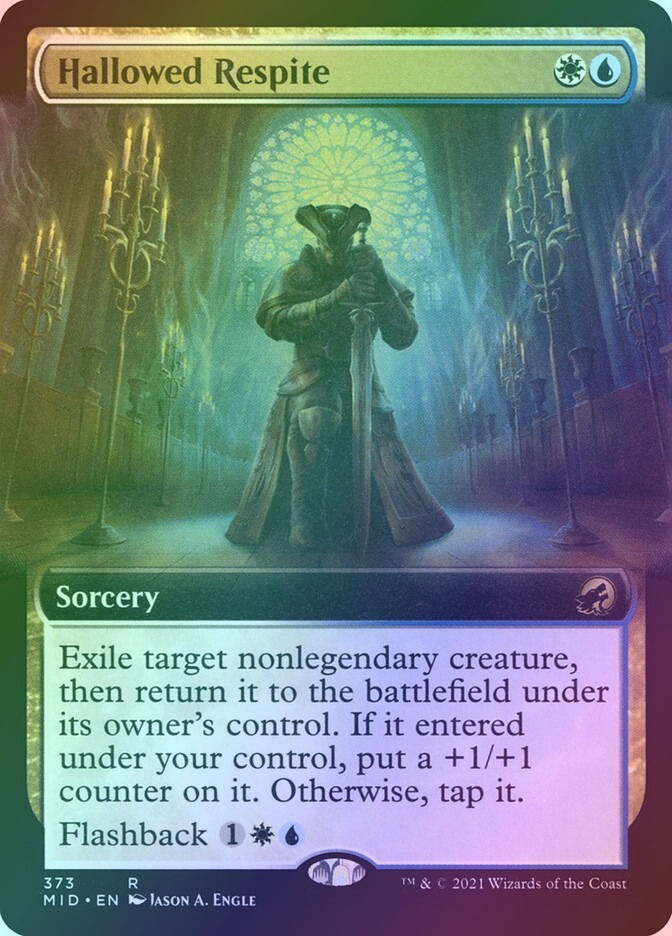 Hallowed Respite (MID) (373) / Extended Art / Foil