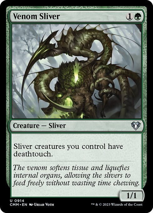 Venom Sliver (cmm) (Commander Deck)