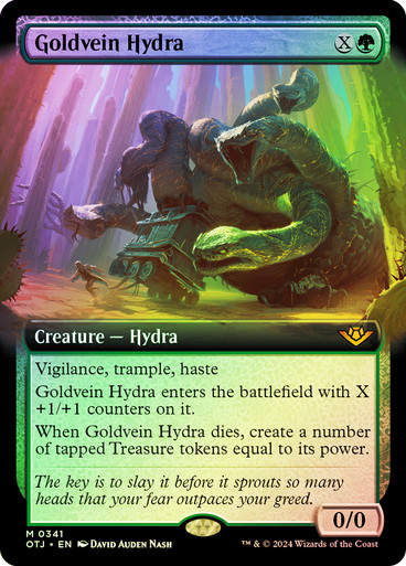 Goldvein Hydra (otj) (341) / Foil Extended
