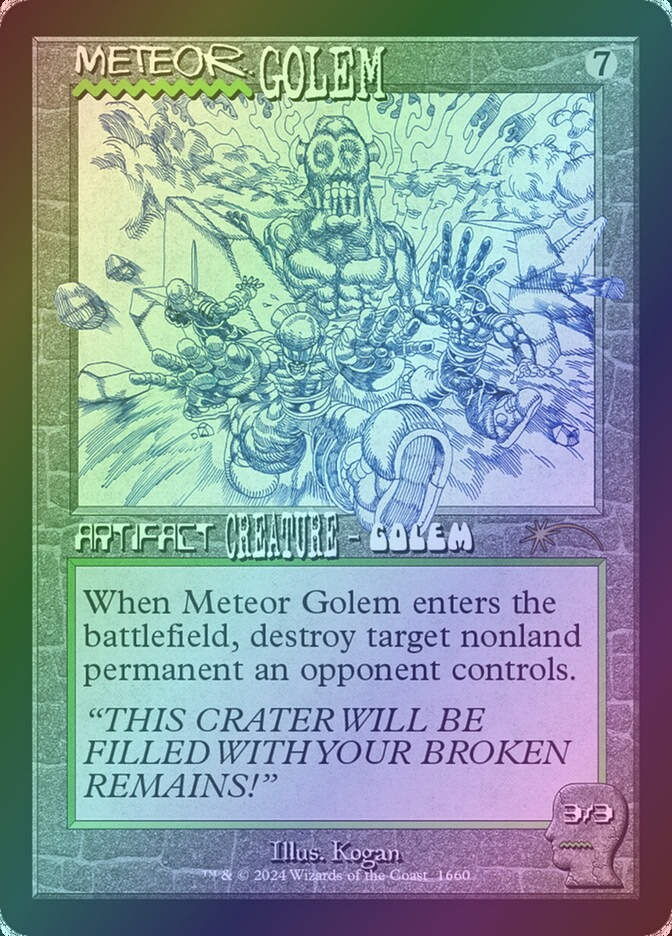 Meteor Golem (SLD) (1660) / Foil