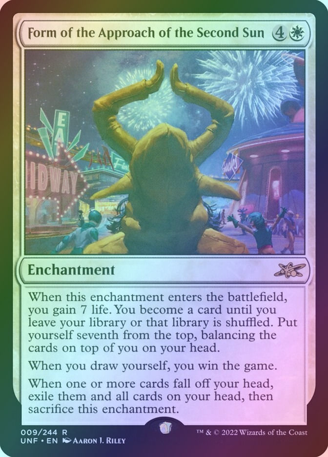 Form of the Approach of the Second Sun (UNF) (9) / Foil