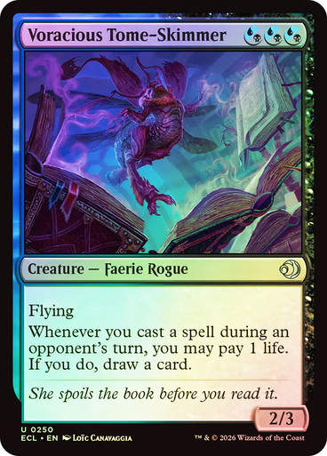 Voracious Tome-Skimmer (ECL) (250) / Foil