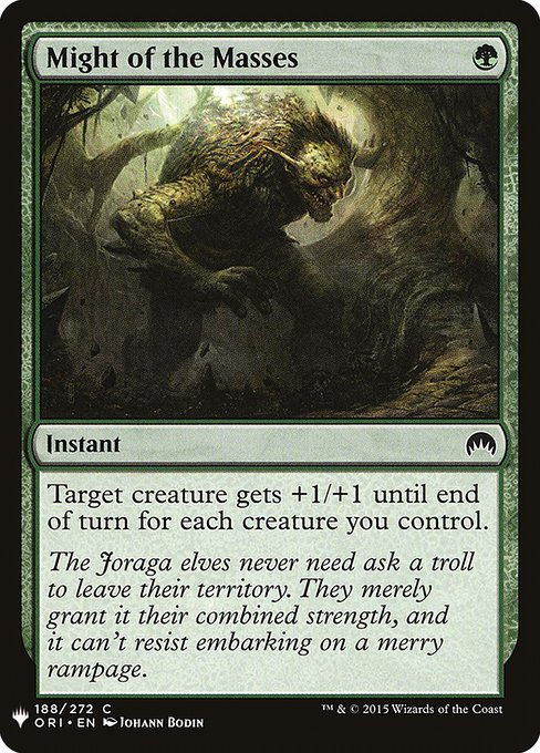 Might of the Masses (PLST) (ORI-188)