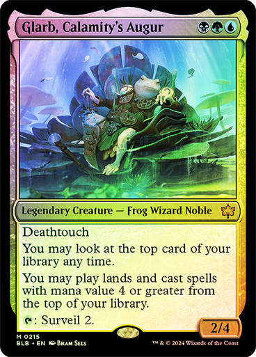 Glarb, Calamity's Augur (blb) (215) / Foil
