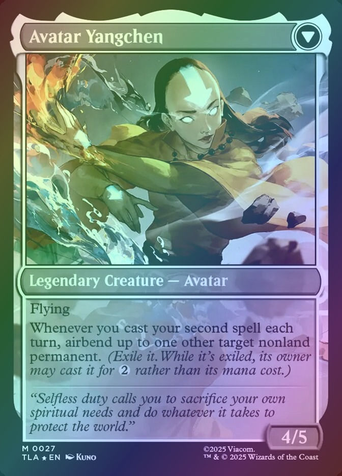 The Legend of Yangchen // Avatar Yangchen (PTLA) (27s) / Foil — cara 2 de 2