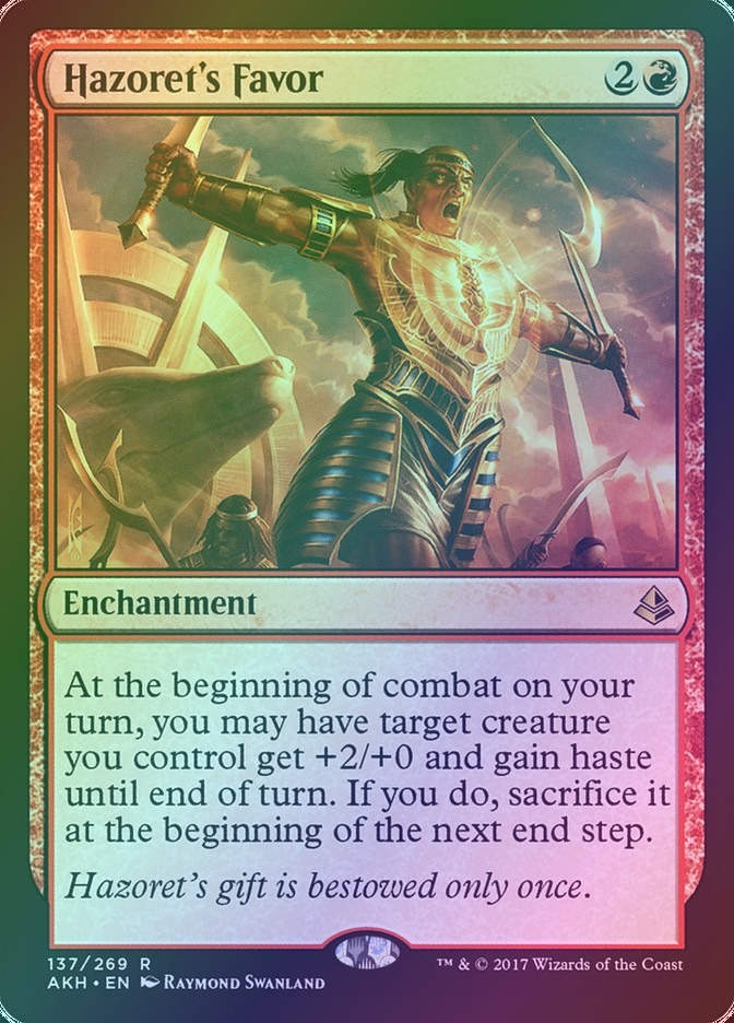Hazoret's Favor (AKH) (137) / Foil
