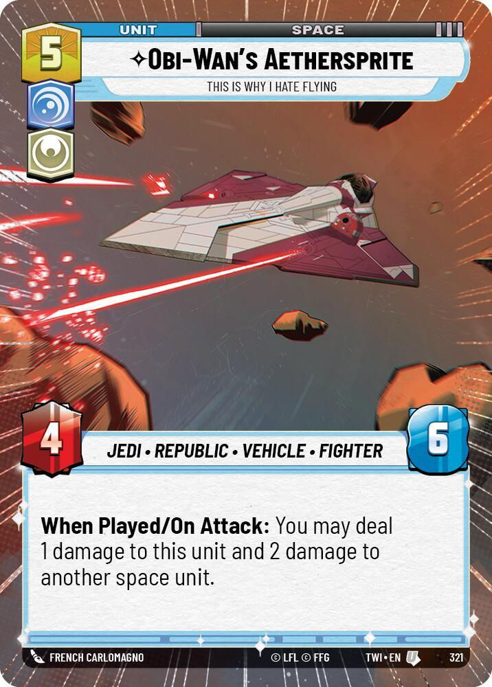 Obi-Wan's Aethersprite - This is Why I Hate Flying (Hyper)(TWI)(321)/Foil