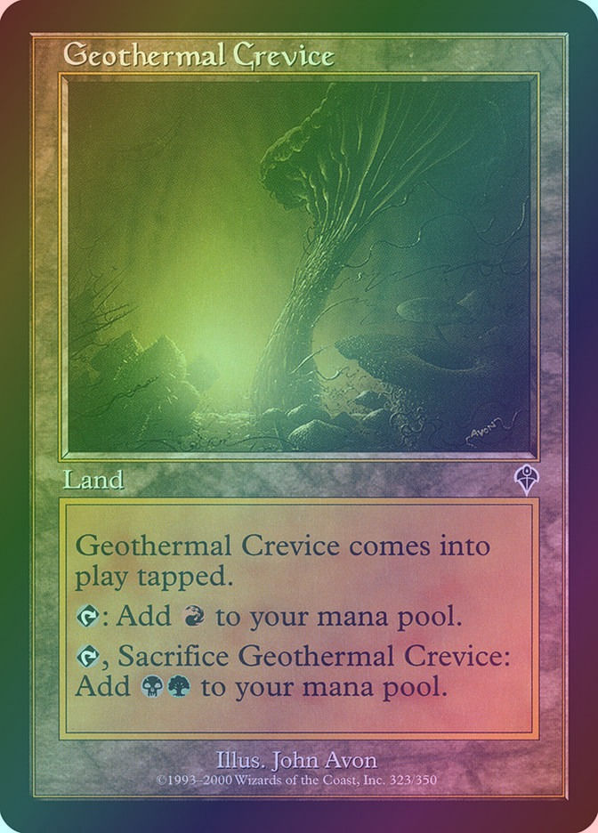 Geothermal Crevice (INV) (323) / Foil