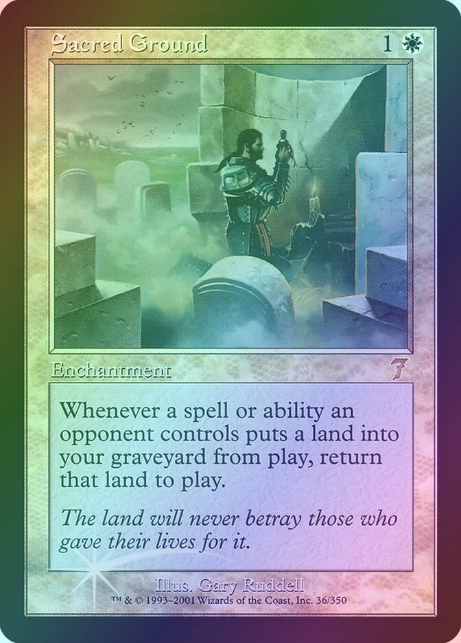 Sacred Ground (7ED) (36★) / Foil