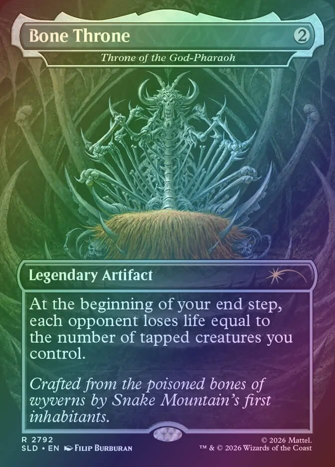 Throne of the God-Pharaoh (SLD) (2792) / Borderless / Foil