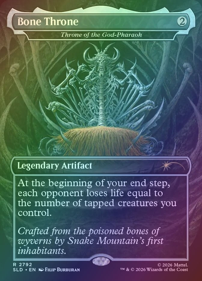 Throne of the God-Pharaoh (SLD) (2792) / Borderless / Foil