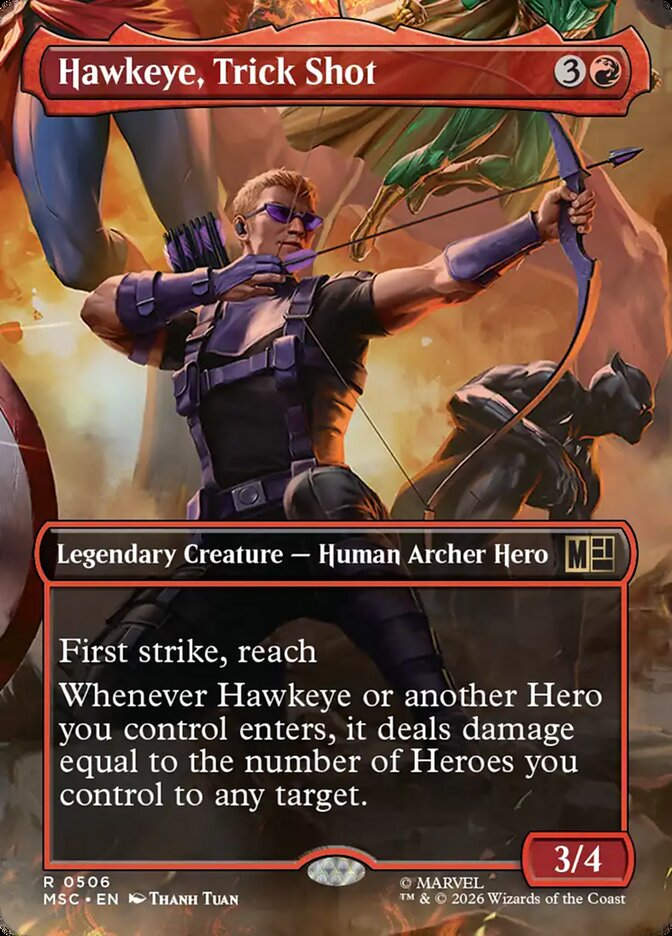 Hawkeye, Trick Shot (MSC) (506) / Borderless